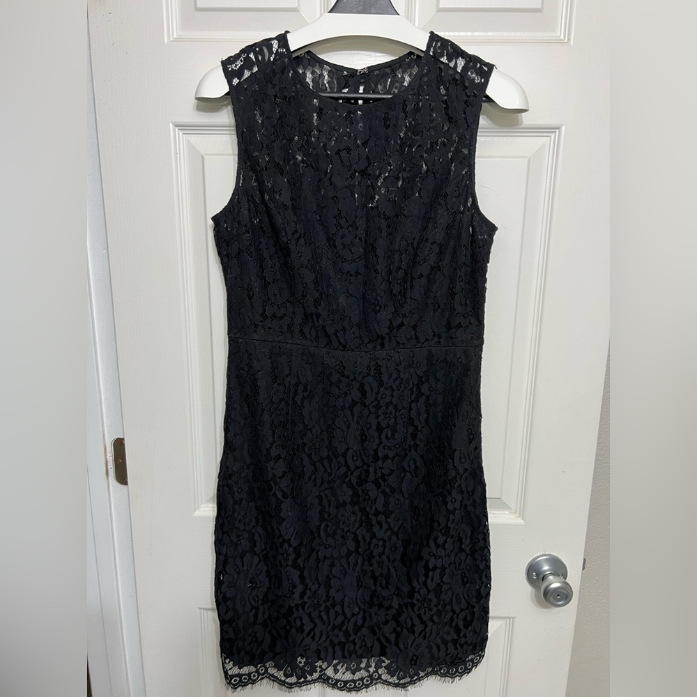 eva mendes Bridal Party Collection from NEW YORK & COMPANY black lace dress